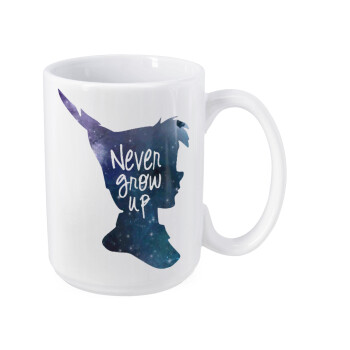 Never Grow UP, Κούπα Mega, κεραμική, 450ml