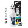 Soccer Metal mug thermos, double wall, 550ml
