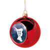 Christmas tree ball Red 8cm