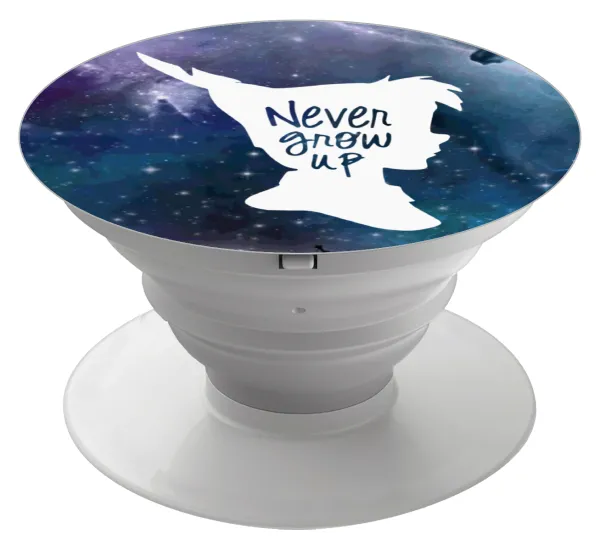 Never Grow UP — Phone Holders Stand  Λευκό Βάση Στήριξης Κινητού στο Χέρι