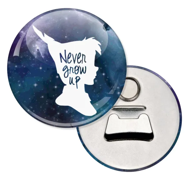 Never Grow UP — Μαγνητάκι & Ανοιχτήρι (5.9cm)