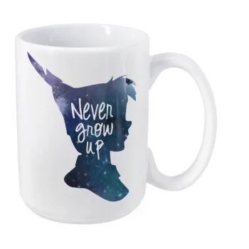 Never Grow UP, Κούπα Mega, κεραμική, 450ml