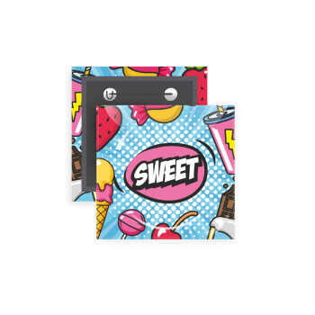 SWEET, Κονκάρδα παραμάνα τετράγωνη 5x5cm