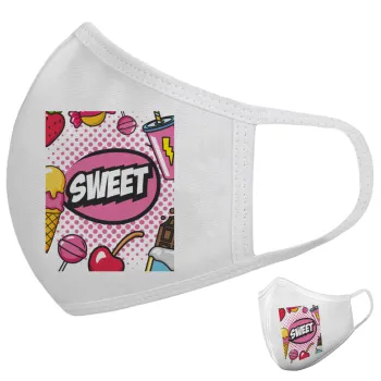 SWEET, Μάσκα υφασμάτινη υψηλής άνεσης παιδική (Δώρο πλαστική θήκη)