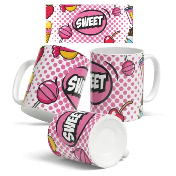 SWEET, Κούπα, κεραμική, 330ml