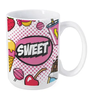 SWEET, Κούπα Mega, κεραμική, 450ml