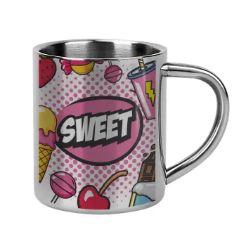 SWEET, Mug Stainless steel double wall 300ml