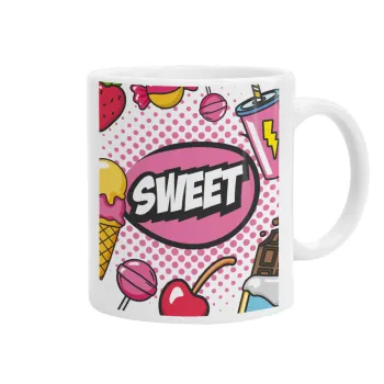 SWEET, Ceramic coffee mug, 330ml