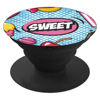 SWEET, Phone Holders Stand  Black Hand-held Mobile Phone Holder