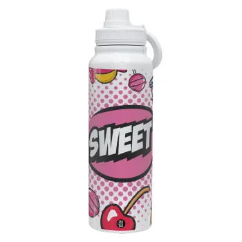 SWEET, Θερμός 1L Ανοξείδωτο με Βάση Κινητού & Διπλά Τοιχώματα