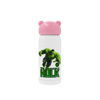 Hulk, Ροζ ανοξείδωτο παγούρι θερμό (Stainless steel), 320ml