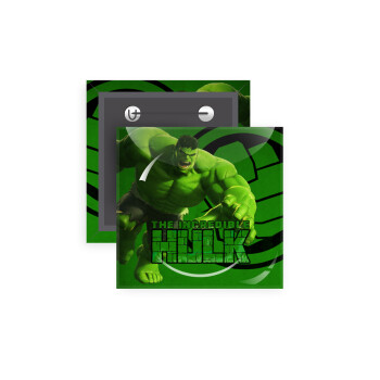 Hulk, Κονκάρδα παραμάνα τετράγωνη 5x5cm