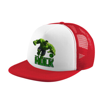 Hulk, Καπέλο Soft Trucker με Δίχτυ Red/White 