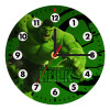 Hulk, Wooden wall clock (20cm)