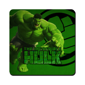 Hulk, Τετράγωνο μαγνητάκι ξύλινο 9x9cm