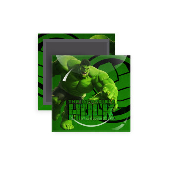 Hulk, Μαγνητάκι ψυγείου τετράγωνο διάστασης 5x5cm