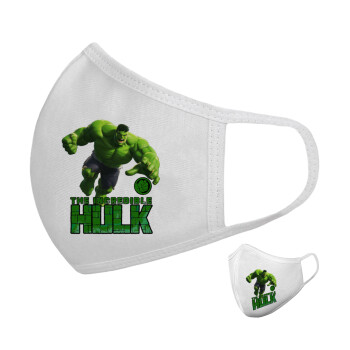 Hulk, Μάσκα υφασμάτινη υψηλής άνεσης παιδική (Δώρο πλαστική θήκη)