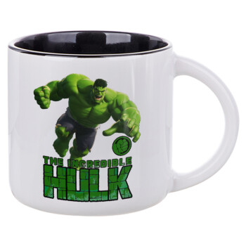 Hulk, Κούπα κεραμική 400ml Λευκή/Μαύρη