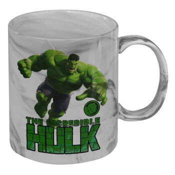 Hulk, Κούπα κεραμική, marble style (μάρμαρο), 330ml