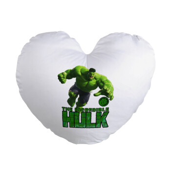 Hulk, Μαξιλάρι καναπέ καρδιά 40x40cm περιέχεται το  γέμισμα