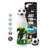Soccer Metal mug thermos, double wall, 550ml