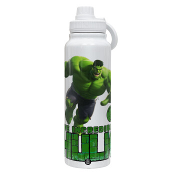Hulk, 1L Stainless Steel Thermal Bottle with Phone Holder & Double Wall Insulation