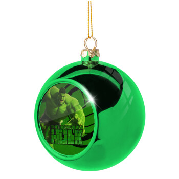 Hulk, Χριστουγεννιάτικη μπάλα δένδρου Πράσινη 8cm
