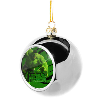 Hulk, Χριστουγεννιάτικη μπάλα δένδρου Ασημένια 8cm