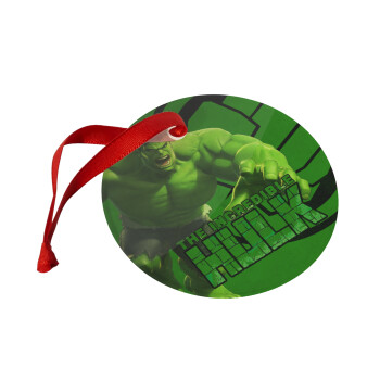 Hulk, Χριστουγεννιάτικο στολίδι γυάλινο 9cm