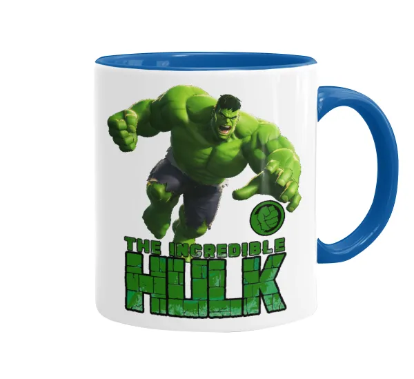 Hulk — Κούπα χρωματιστή μπλε, κεραμική, 330ml