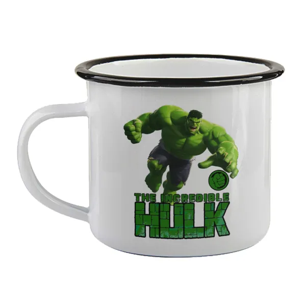 Hulk — Κούπα εμαγιέ με μαύρο χείλος 360ml