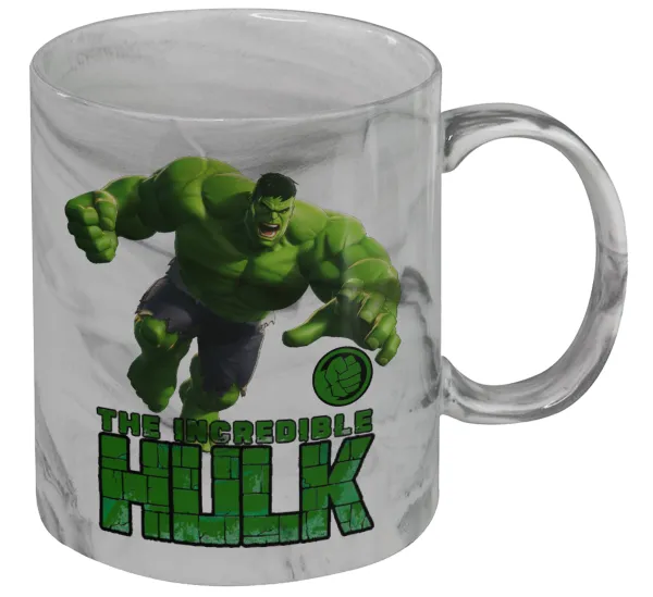 Hulk — Κούπα κεραμική, marble style (μάρμαρο), 330ml
