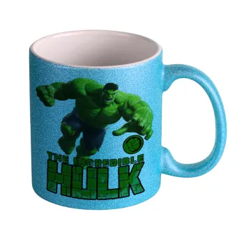 Hulk, Κούπα Σιέλ Glitter που γυαλίζει, κεραμική, 330ml