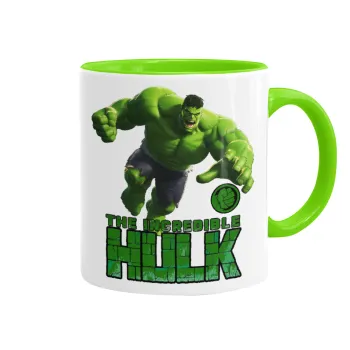 Hulk, Mug colored light green, ceramic, 330ml