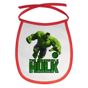 Hulk, Σαλιάρα μωρού αλέκιαστη με κορδόνι Κόκκινη