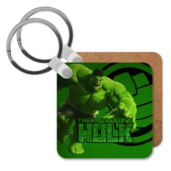 Hulk, Μπρελόκ Ξύλινο τετράγωνο MDF