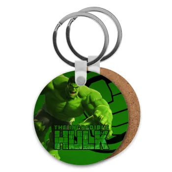 Hulk, Μπρελόκ Ξύλινο στρογγυλό MDF Φ5cm