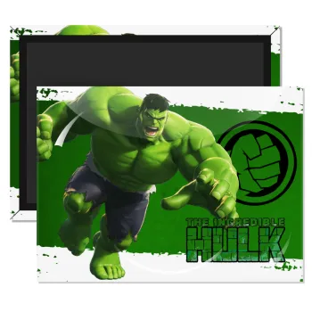 Hulk, Ορθογώνιο μαγνητάκι ψυγείου διάστασης 9x6cm