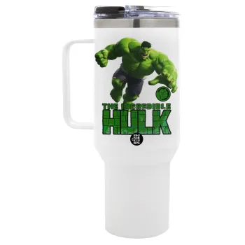 Hulk, Mega Tumbler με καπάκι, διπλού τοιχώματος (θερμό) 1,2L
