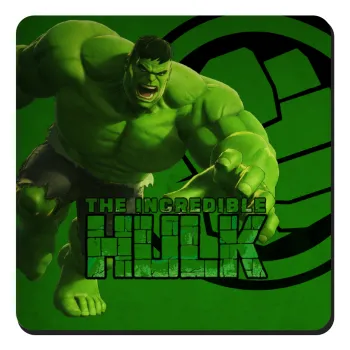 Hulk, Τετράγωνο μαγνητάκι ξύλινο 9x9cm