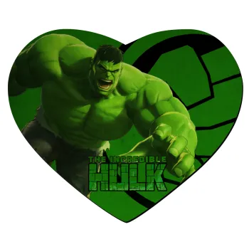 Hulk, Mousepad heart 23x20cm