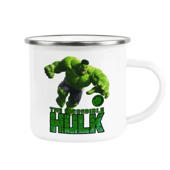 Hulk, Κούπα Μεταλλική εμαγιέ λευκη 360ml