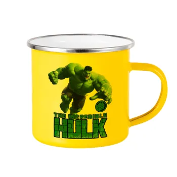 Hulk, Yellow Enamel Metallic Cup 360ml
