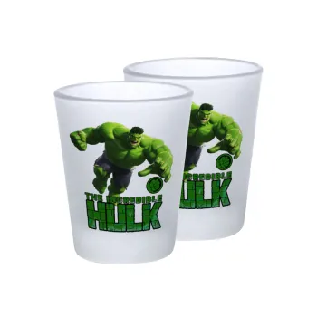 Hulk, Σφηνοπότηρα γυάλινα 45ml του πάγου (2 τεμάχια)