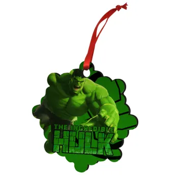 Hulk, Στολίδι Χριστουγεννιάτικο στολίδι snowflake ξύλινο 7.5cm