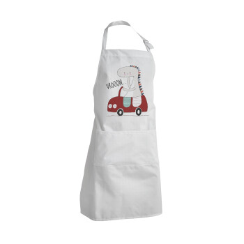 Βρουμ βρουμ, Adult Chef Apron (with sliders and 2 pockets)