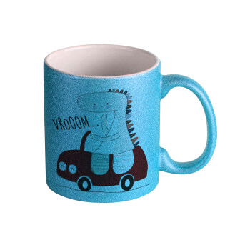 Βρουμ βρουμ, Κούπα Σιέλ Glitter που γυαλίζει, κεραμική, 330ml