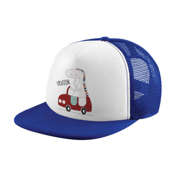 Βρουμ βρουμ, Καπέλο Soft Trucker με Δίχτυ Blue/White 