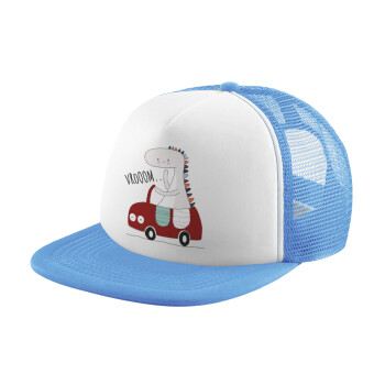 Βρουμ βρουμ, Καπέλο Soft Trucker με Δίχτυ Γαλάζιο/Λευκό