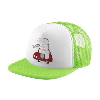 Βρουμ βρουμ, Καπέλο Soft Trucker με Δίχτυ Πράσινο/Λευκό